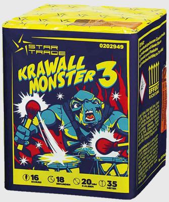 Krawallmonster 3 ist eine 16 Schuss Batterie von Startrade