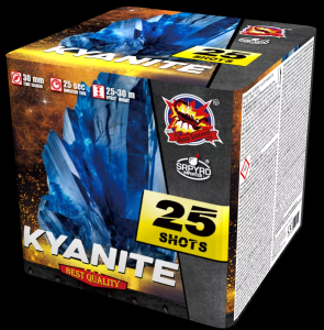Kyanite ist eine 25 Schuss Batterie von SRPYRO