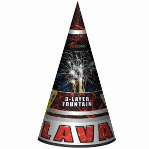 Lava ist ein Vulkan von der Firma Piromax feuerwerk