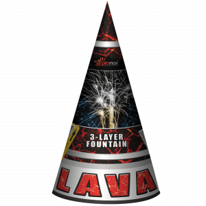 Lava ist ein Vulkan von der Firma Piromax feuerwerk