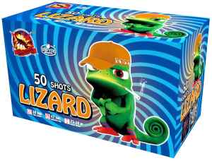 Lizard ist ein 50 Schuss Verbund von SRPyro