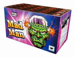 Mad Man ist eine 25 Schuss Batterie von Pyro Specials