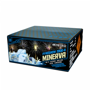 Pyroshow 2000-A Minerva ist ein 144 schuss verbund von argento