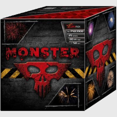 Monster 25 Schuss Batterie mit einem Kaliber von 50mm von Piromax feuerwerk
