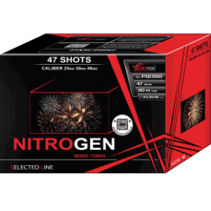 Nitrogen ist eine 47 Schuss batterie von Piromax