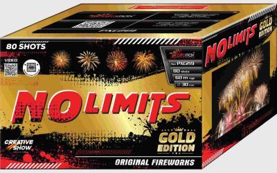 No Limits Gold ist ein 80 Schuss Verbund von Piromax