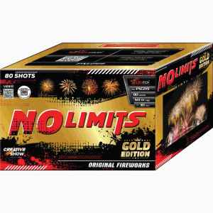 No Limits Gold ist ein 80 Schuss Verbund von Piromax