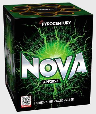 Nova ist eine 9 Schuss Batterie von Pyrocentury