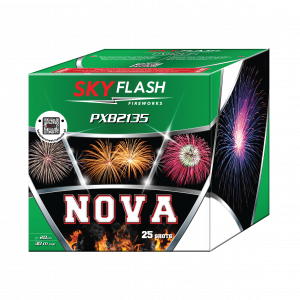 Nova ist eine 25 Schuss Batterie von Piromax
