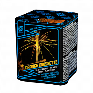 Orange Crossette ist eine 16 schuss batterie von argento