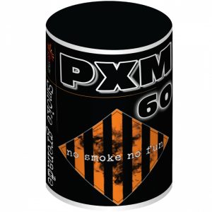 Rauchtopf Schwarz PXM60 ist sehr intensiver Rauch von Piromax feuerwerk