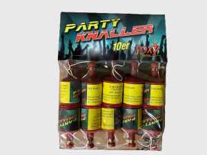 Party Knaller sind Luftschlangen mit Knall-Effekt im 10er Beutel von Pyroart feuerwerk