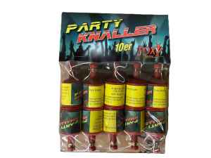 Party Knaller sind Luftschlangen mit Knall-Effekt im 10er Beutel von Pyroart feuerwerk