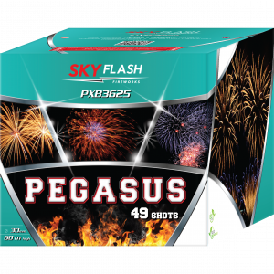 Pegasus ist eine 49 Schuss batterie von Piromax