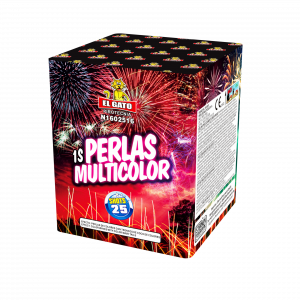 Perlas Multi Color ist eine 25 Schuss Batterie von El Gato