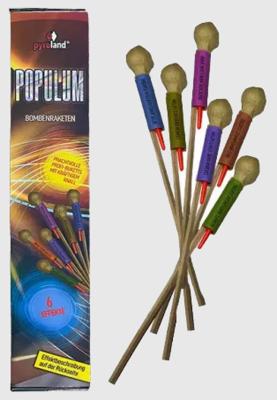 Populum ist ein 6-teiliges Raketenset