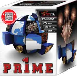 Prime 25 Schuss Batterie von Piromax feuerwerk