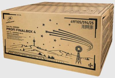 Profi Finalbox 4 ist ein 84 Schuss Verbund von Startrade