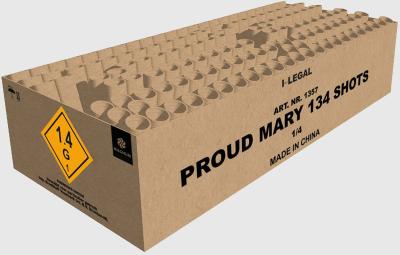 Proud Mary ist ein 138 Schuss Verbund von Magnum Feuerwerk