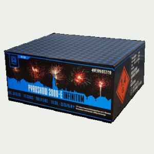 Pyroshow 2000-E Infinitum ist ein 175 Schuss Verbund von Argento