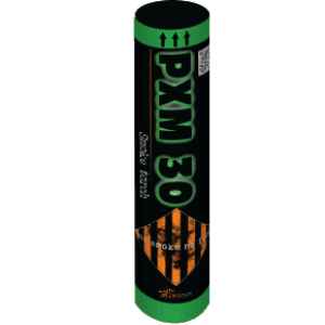 Rauchfackel Grün PXM30 ist grüner Rauch von Piromax feuerwerk