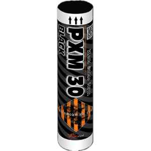 Rauchfackel Schwarz PXM30 ist schwarzer Rauch von Piromax feuerwerk