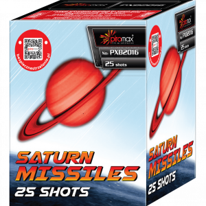 Saturn Missiles 25 ist eine 100 Schuss Batterie von Piromax