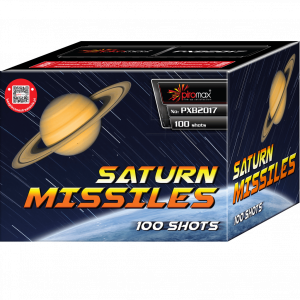 Saturn Missiles 100 ist eine 100 Schuss Batterie von Piromax