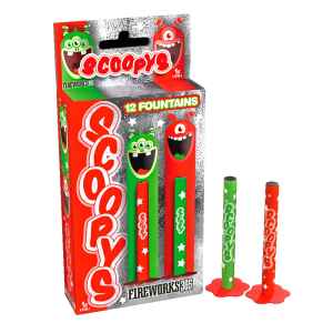 Scoopys von Lesli sind Strobos mit einer nachfolgenden Glitzershow in der Kategorie F1 für Kinder ab 12 Jahren