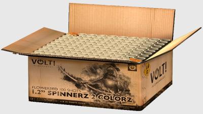 Spinnerz 2 Colorz 100 Schuss Verbund von volt feuerwerk