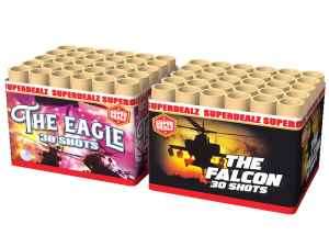 The Eagle an the Falcon ist ein Sortiment aus zwei Batterien von Wolff