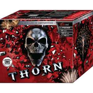 Thorn ist eine 35 Schuss Batterie mit einem Kaliber von 45mm von Piromax