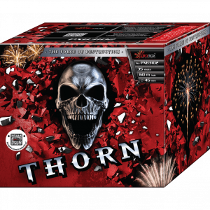Thorn ist eine 35 Schuss Batterie mit einem Kaliber von 45mm von Piromax