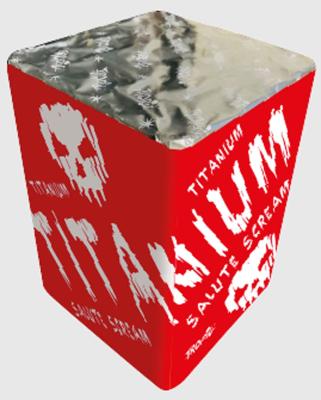 Titanium Salute Scream 25 Schuss Batterie von Tropic feuerwerk