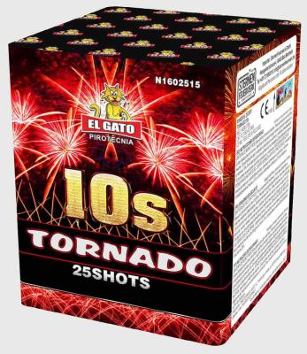 Tornado 10 Sek. ist eine 25 Schuss Batterie von El Gato