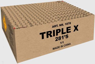Triple X 281 Schuss Verbund von Magnum Feuerwerk