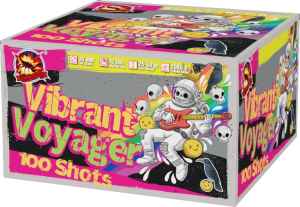 Vibrant Voyager ist ein 100 Schuss Verbund von SRPYRO