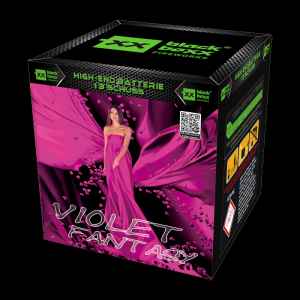 violet fantasy 13 schuss batterie von blackboxx feuerwerk