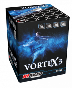 Vortex 3 ist eine 25 Schuss Batterie von Riakeo