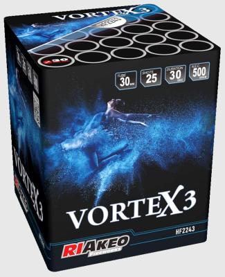 Vortex 3 ist eine 25 Schuss Batterie von Riakeo