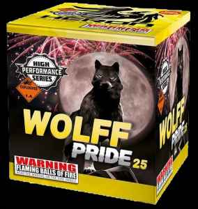 Wolff Pride 25 Schuss Batterie von Heron feuerwerk
