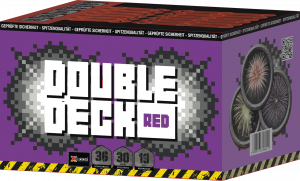 Double Deck Purple 36 Schuss Fächerbatterie von Xplode feuerwerk