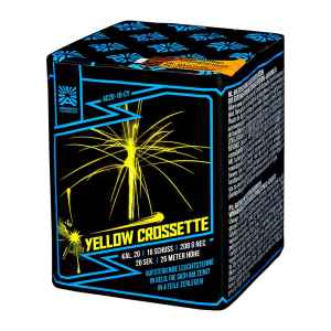 Yellow Crossette ist eine 16 Schuss Batterie von Argento