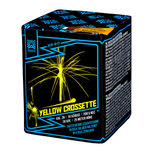 Yellow Crossette ist eine 16 Schuss Batterie von Argento