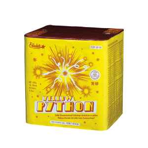 Yellow Python ist eine 20 Schuss Batterie von Funke