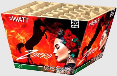 Zorro 26 Schuss Fächerbatterie von #Watt feuerwerk