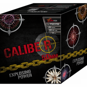 Caliber 20 Schuss Batterie mit einem Kaliber von 50mm von Piromax feuerwerk
