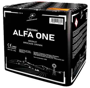 Alfa One ist eine 25 Schuss Batterie in 45mm von Startrade