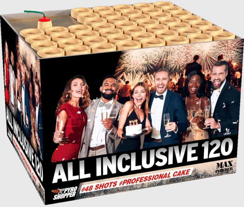 All Inclusive 120 ist eine 48 Schuss Batterie von Lesli