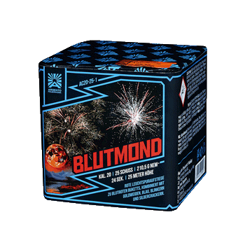 Blutmond ist eine 25 Schuss Batterie von Argento